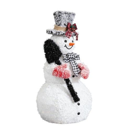 3ft christmas lighted snowman - lighted,